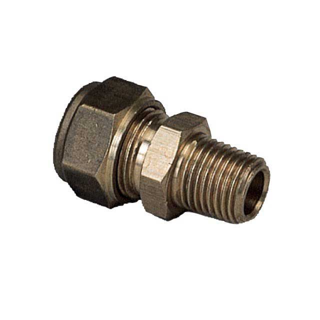 3/8" X 1/2 TUBE STUD COUPLING