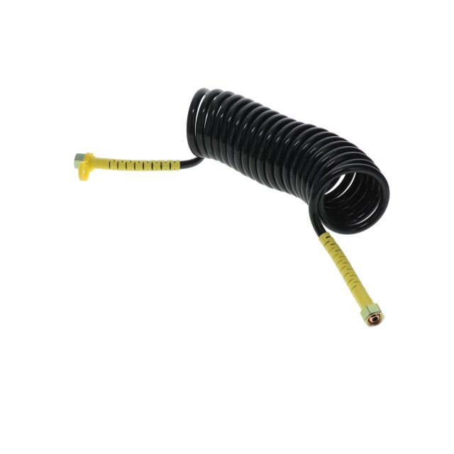 TUV Air Coil - 4m - Black with Yellow Tails - 2xM18F photo 2
