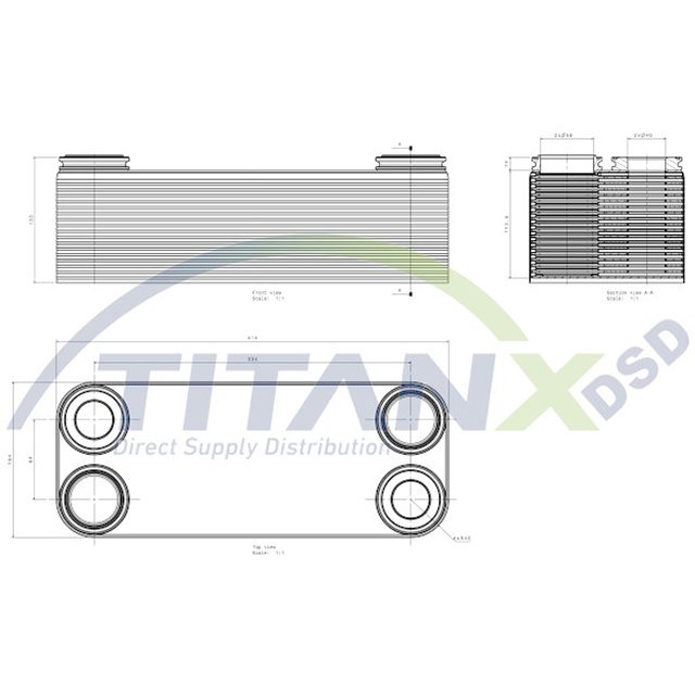 TITANX OIL COOLER VOLVO