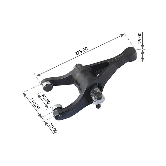 Clutch fork assembly to suit Mercedes Axor Atego Actros