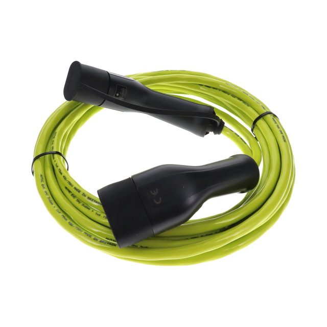 EV 32A - 10M STRAIGHT GREEN - T2 TO T2 - SINGLE PHASE photo 4