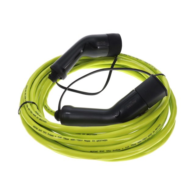 EV 32A - 10M STRAIGHT GREEN - T2 TO T2 - SINGLE PHASE photo 2