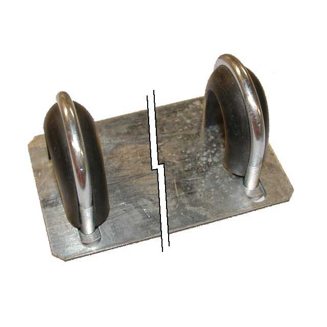 MUDWING FIXING KIT FOR 42MM STAY / PLATE 380 X 82 photo 2