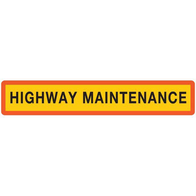 MARKER BOARD BSAU152 (TYPE4) SINGLE HIGHWAY MAINTENANCE