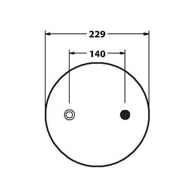 AIR SPRING ASSEMBLY (ASK005) PLASTIC PISTON HENDRICKSON photo 2