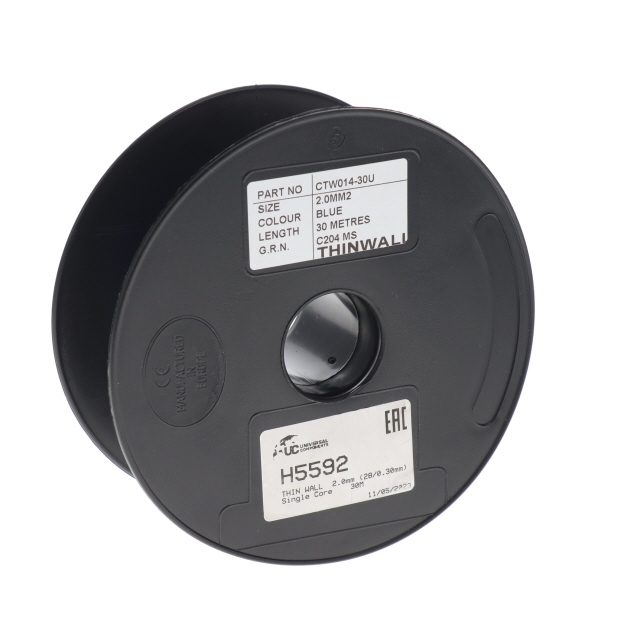THIN WALL 2.0mm (28/0.30mm) BLUE Single Core 30M photo 3