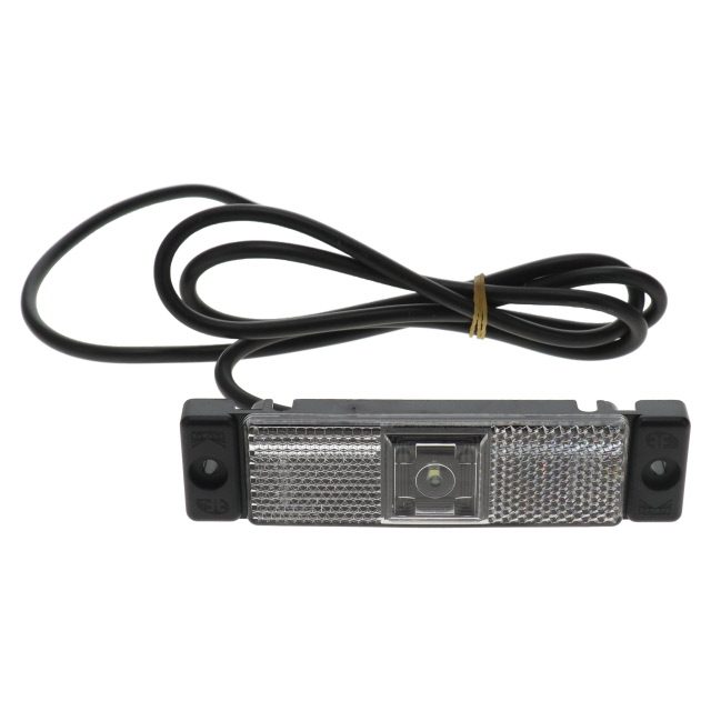 Clear Marker Lamp 12/24v with 1.5m Flylead