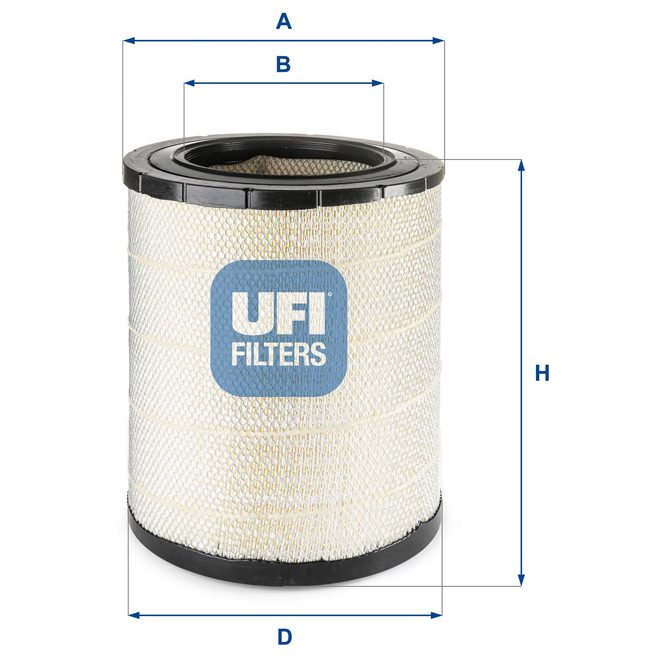 UFI AIR FILTER 27 B39 00 photo 2
