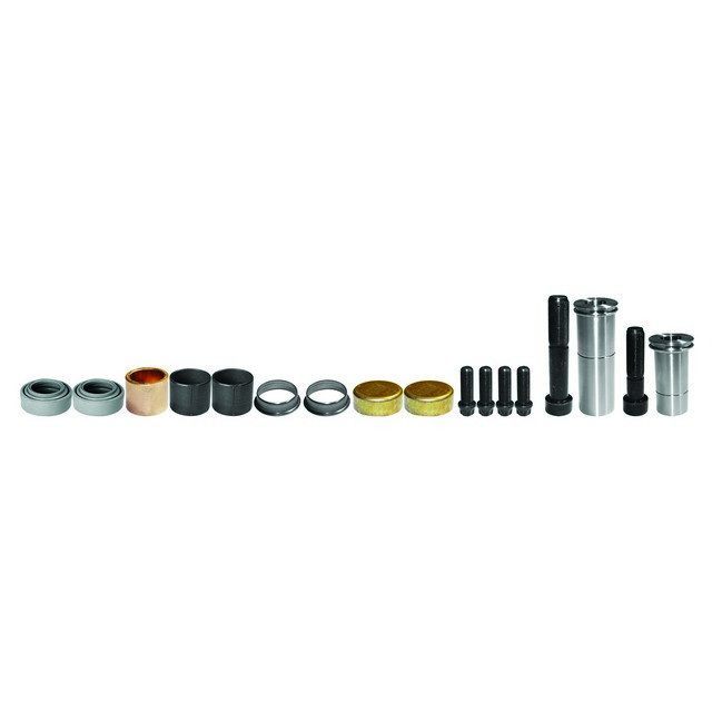 Caliper guide and pin service kit