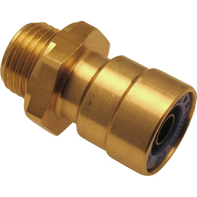 Male Stud Coupling M16x1.5 Thread, 1/2 Tube - Raufoss New Line