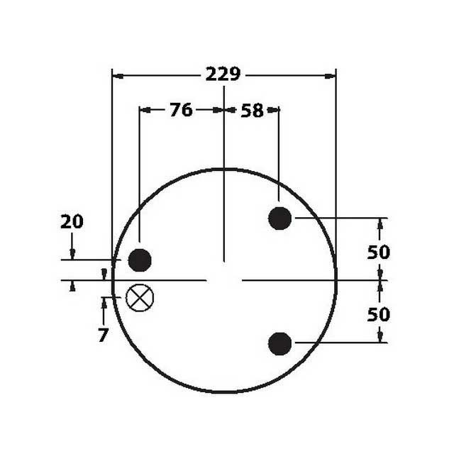 AIR SPRING ASSEMBLY (ASK052) STEEL PISTON DAF photo 2