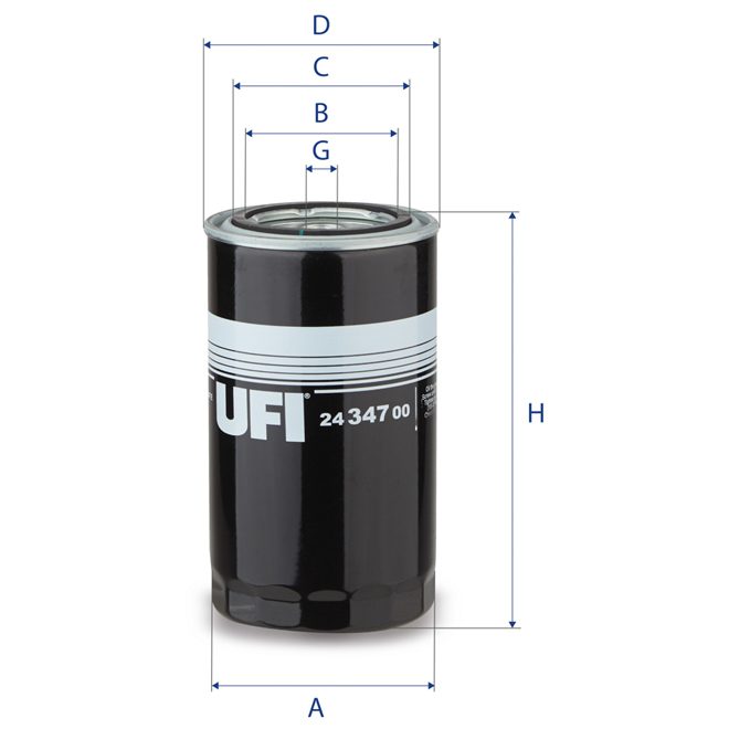UFI Diesel FUEL FILTER photo 2