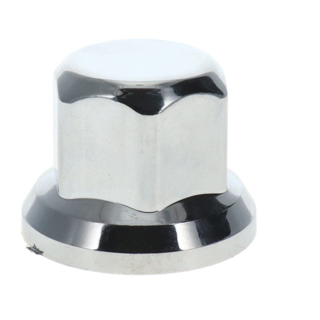 33MM SHORT WHEEL NUT COVER PLASTIC CHROME - H 40mm photo 2