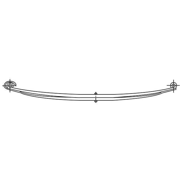 Leaf Spring Front - 2 Leaf - To Suit VOLVO photo 2