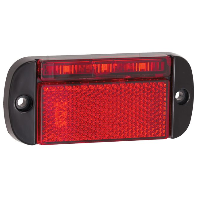 Low-Profile Rear Marker - Black Housing