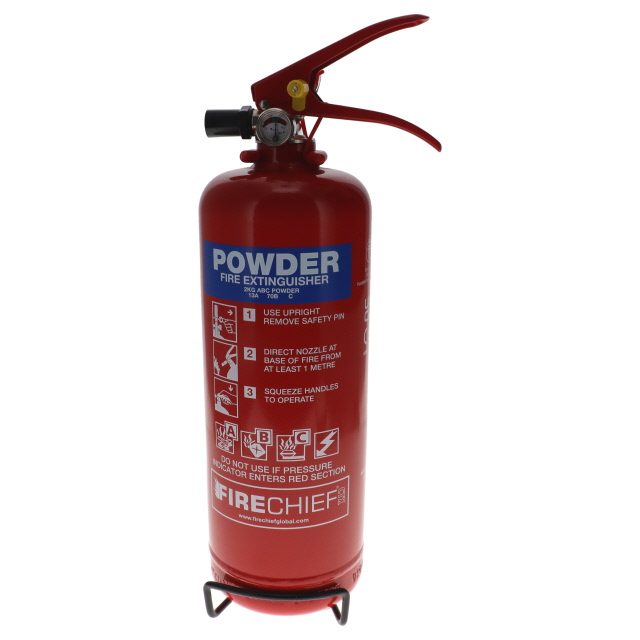 2KG DRY POWDER EXTINGUSHER ABC 13A 70B C