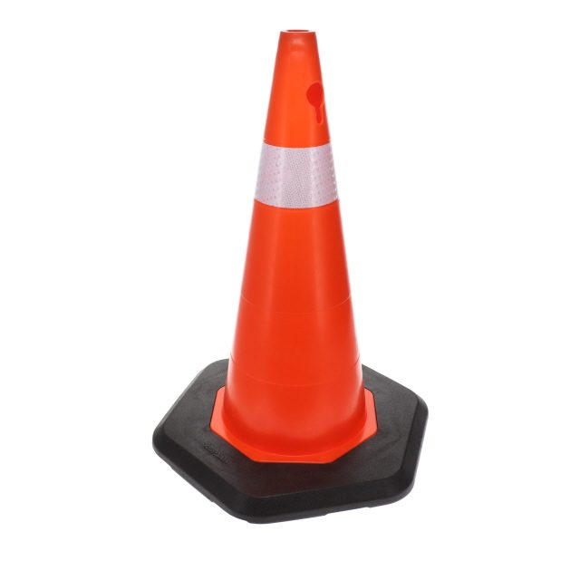 700MM ECOLIGHT TRAFFIC CONE - SINGLE BAND - HEAVY BASE photo 2