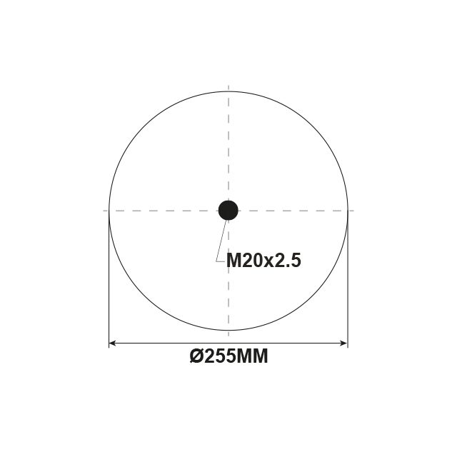 AIR SPRING ASSEMBLY (ASK026) SINGLEMOUNT GIGANT photo 3
