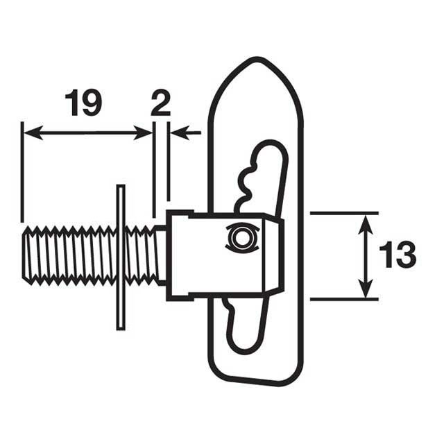 Fastener - Threaded M8