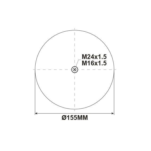 AIR SPRING ASSEMBLY (ASK058) VOSS 232 STEEL PISTON MERCEDES photo 2