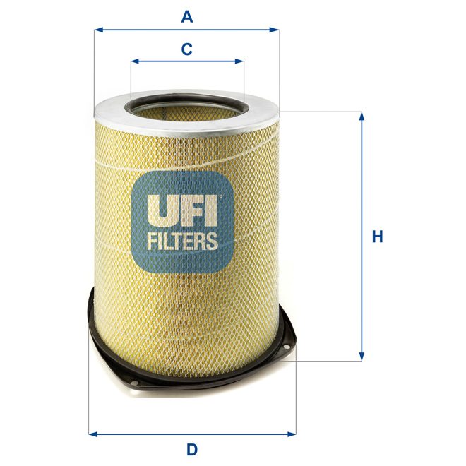 UFI AIR FILTER 27 285 00 photo 2