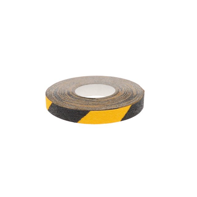 25mm Yellow and Black Abrasive Tape 18m photo 4