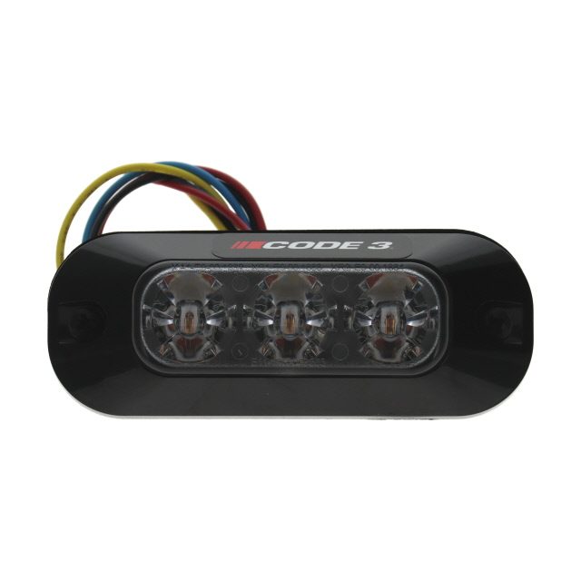Warning Lamp 3 LED RED 10-49V
