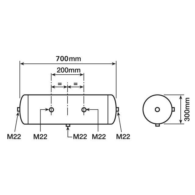 AIR TANK 45LTR
