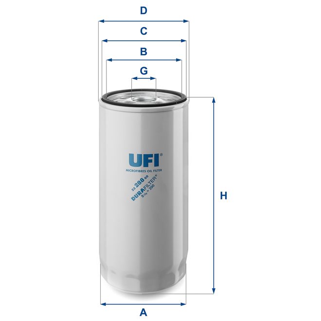 UFI OIL FILTER 23 288 00 photo 2