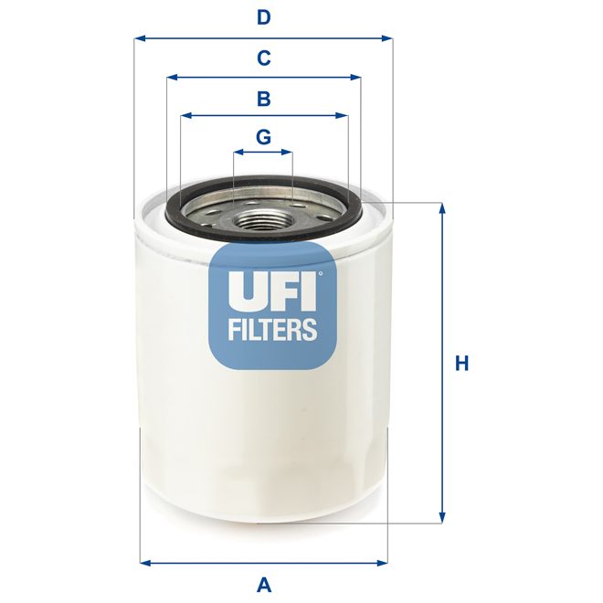 UFI OIL FILTER 80 059 00 photo 2