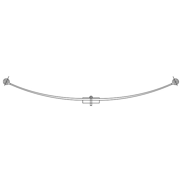 Leaf Spring Front - 1 Leaf