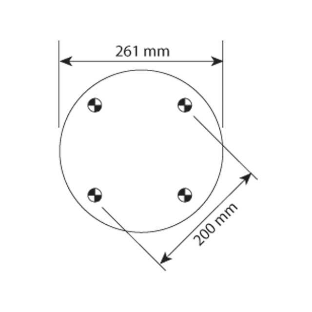 AIR SPRING ASSEMBLY (ASK002) STEEL PISTON MERITOR photo 4