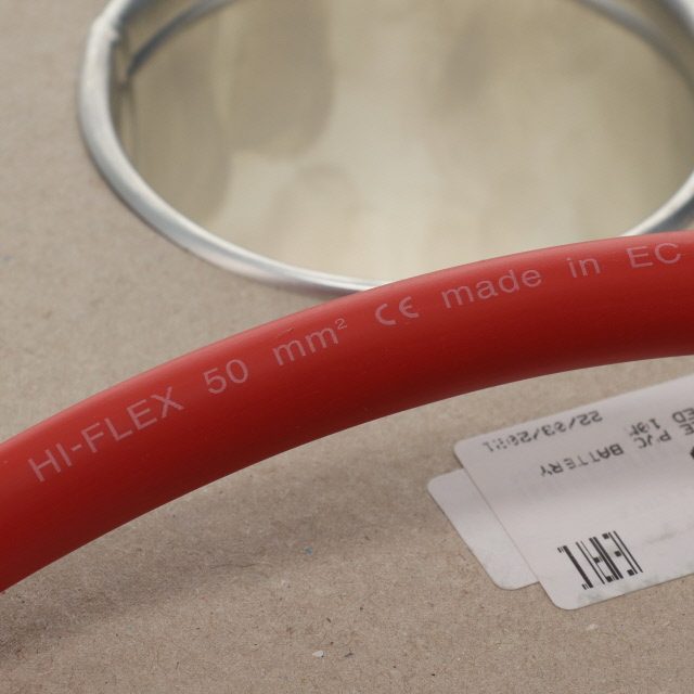 Extra Flexible Red 10m Battery Cable 50mm photo 3