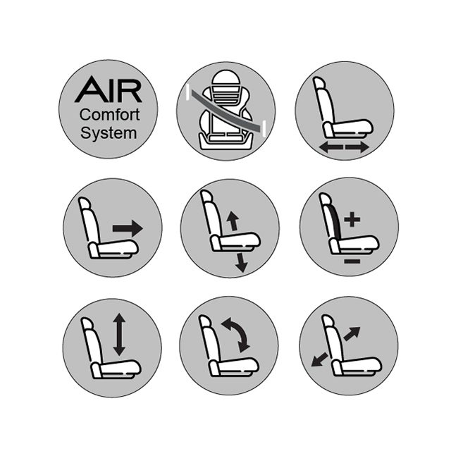 COMPLETE SEAT ISRI 6860/870NTS 280MM SLIDE photo 2