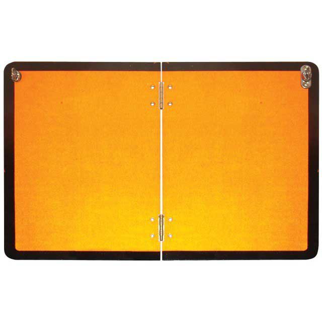 HAZCHEM PLATE STEEL VERTICAL FOLDING