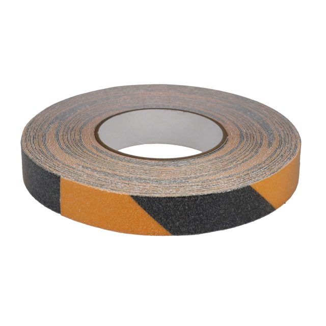 25mm Anti-Slip Tape Black/Yellow photo 3