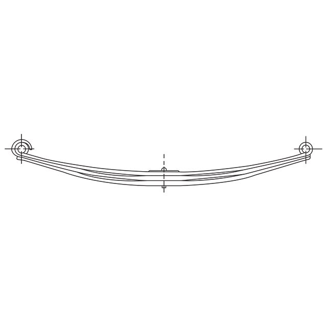 Leaf Spring Front - 3 Leaf