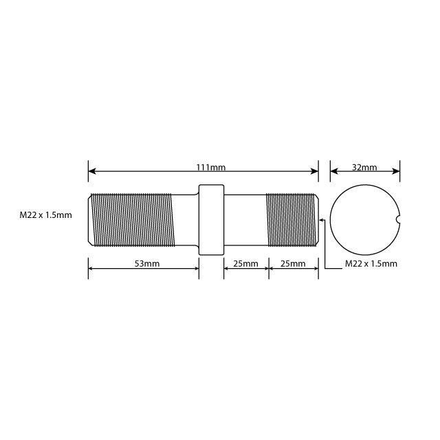 PKT 10 WHEEL BOLT ASSEMBLY photo 2