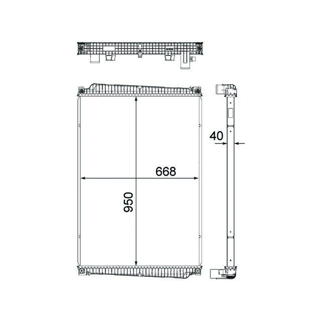 HELLA RADIATOR 8MK376755-391
