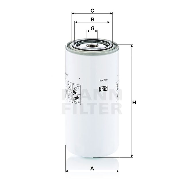 Fuel Filter to suit DAF photo 2