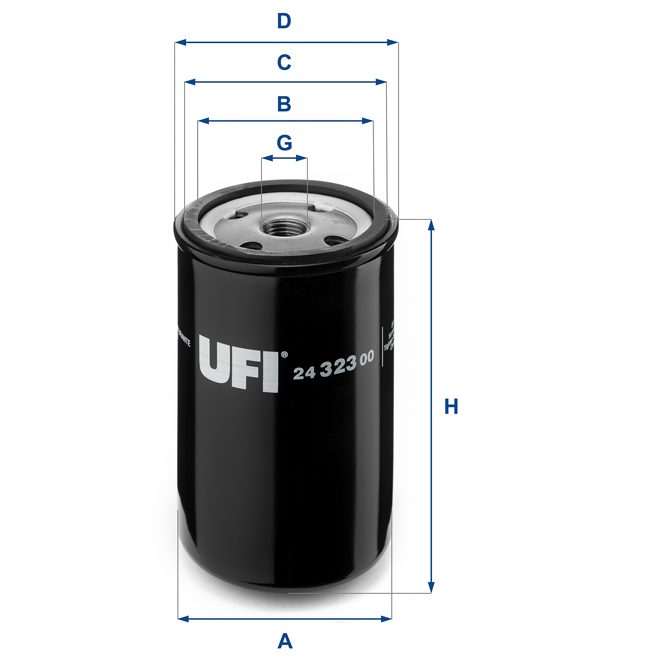 UFI FUEL FILTER 24 323 00 photo 2