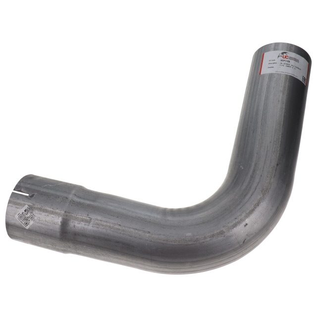 90 Degree Alu Exhaust Pipe 390MM 4 1/2" OD