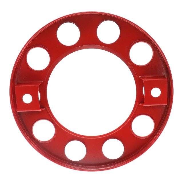 RED COATED STEEL WHEEL TRIM 22.5IN (571MM) HOLLOW TYPE photo 2