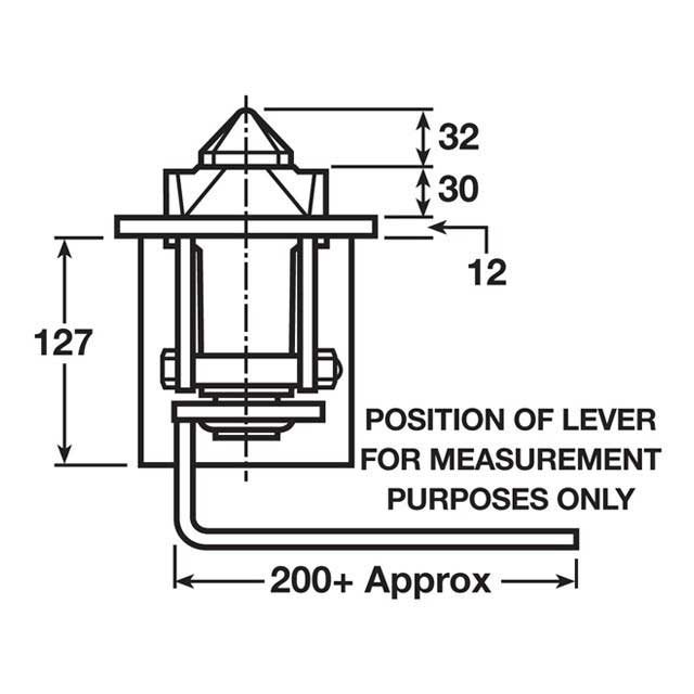 Twistlock Assembly - Replacement Centre - for A0801 photo 2