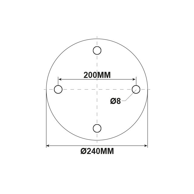 AIR SPRING ASSEMBLY 140MM HT SAF photo 3