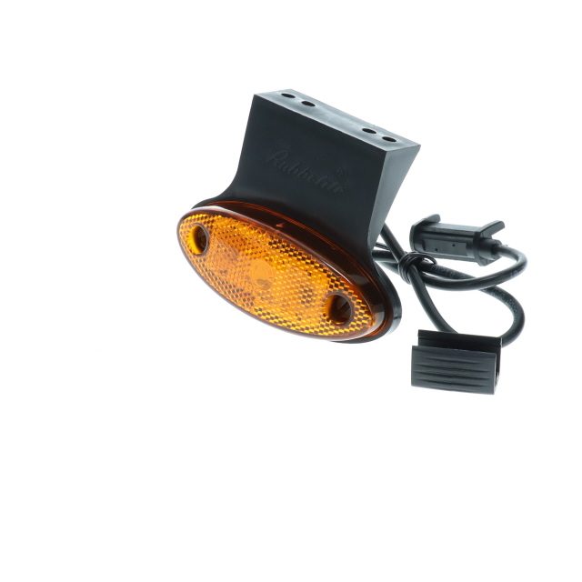 AMBER LED MARKER LAMP 12-24V INC BRACKET photo 2