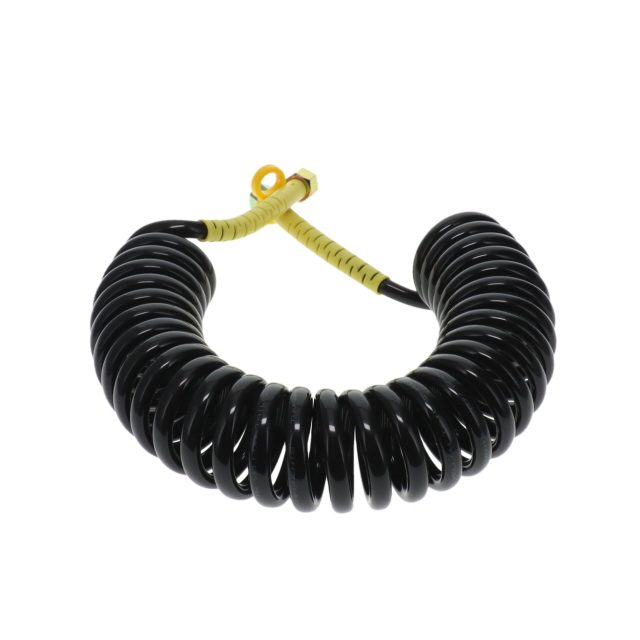 TUV Air Coil - 4m - Black with Yellow Tail 2x M18F Ends photo 3