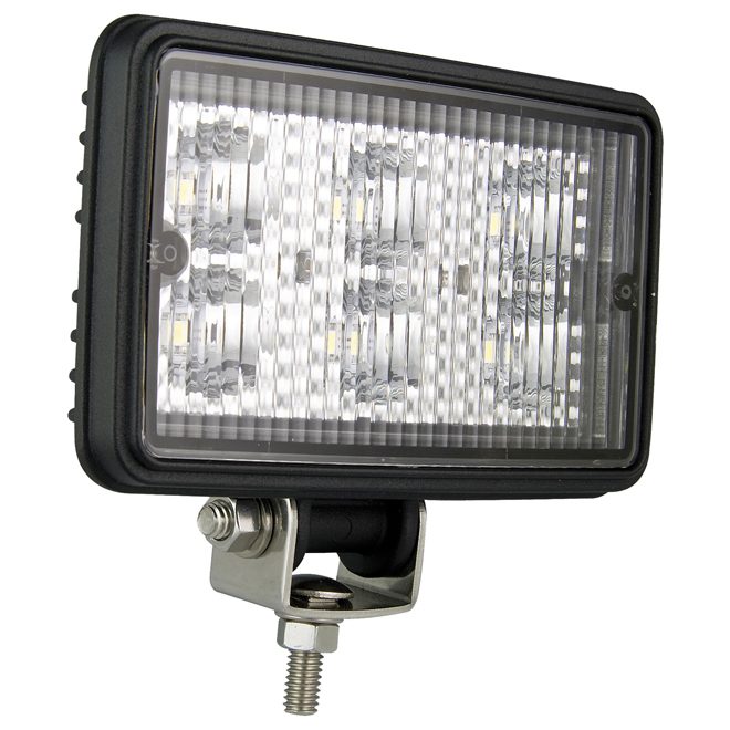 Rectangular Work Lamp - Black
