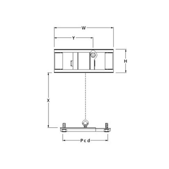 SPARE WHEEL CARRIER 8 OR 10 STUD WHEELS photo 2