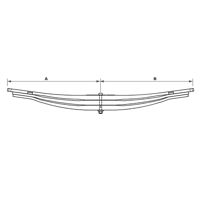 Rear Multi Leaf Spring to suit MERCEDES